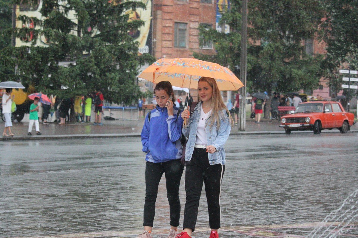 Когда в городе дождь 