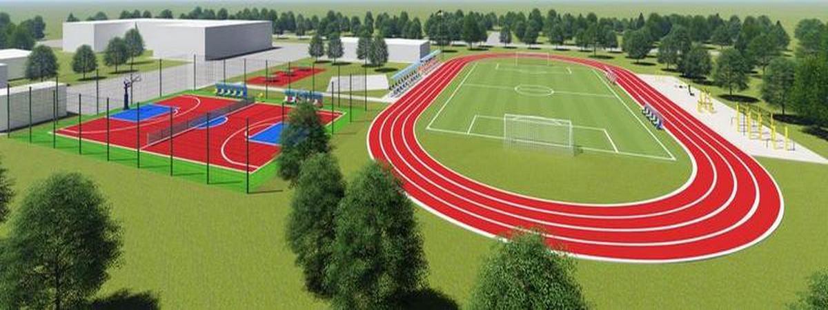 Так будет выглядеть школьный стадион в будущем 