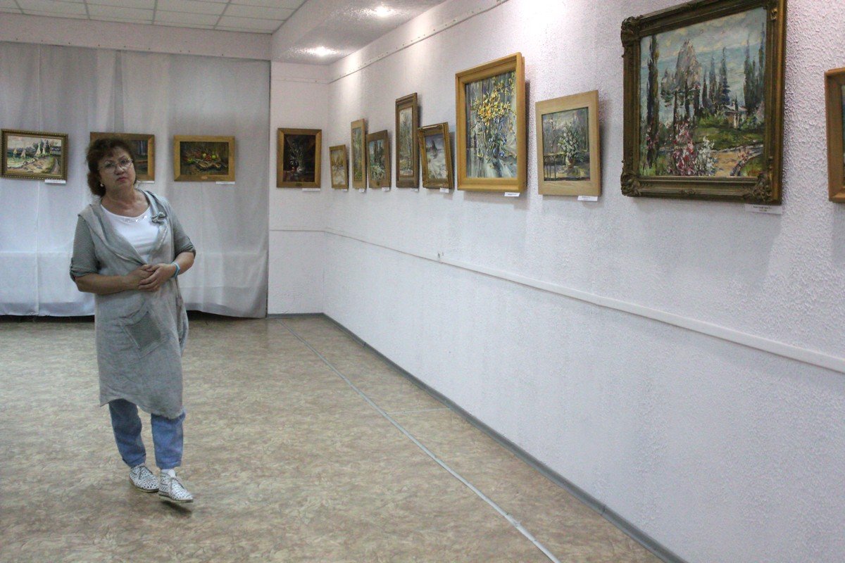 Живопись художника представлена в отдельном зале музея 