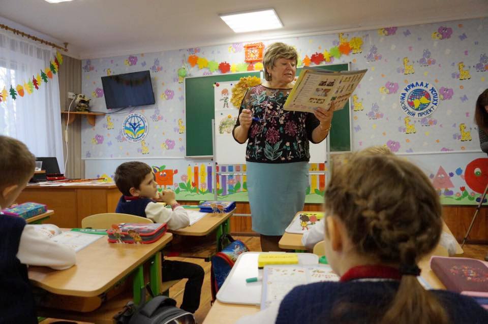 В гимназии №15 Любовь Николаевна Павленко провела открытый урок 