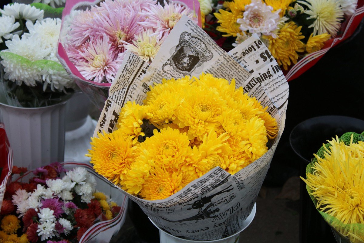 Стоимость одного цветка от 8 до 20 гривен 