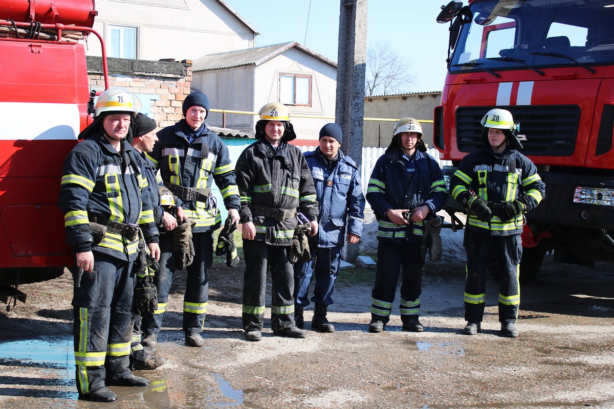 Второй караул 28-й государственной пожарно-спасательной части Никополя 