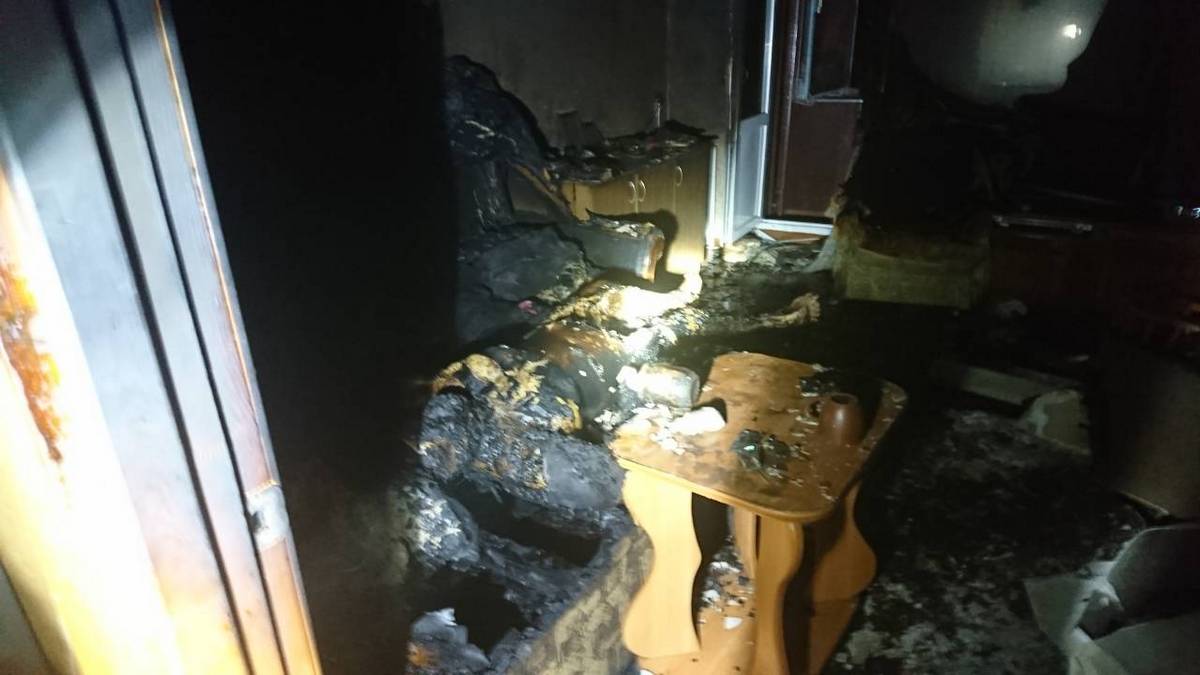 В пожаре погибла хозяйка квартиры