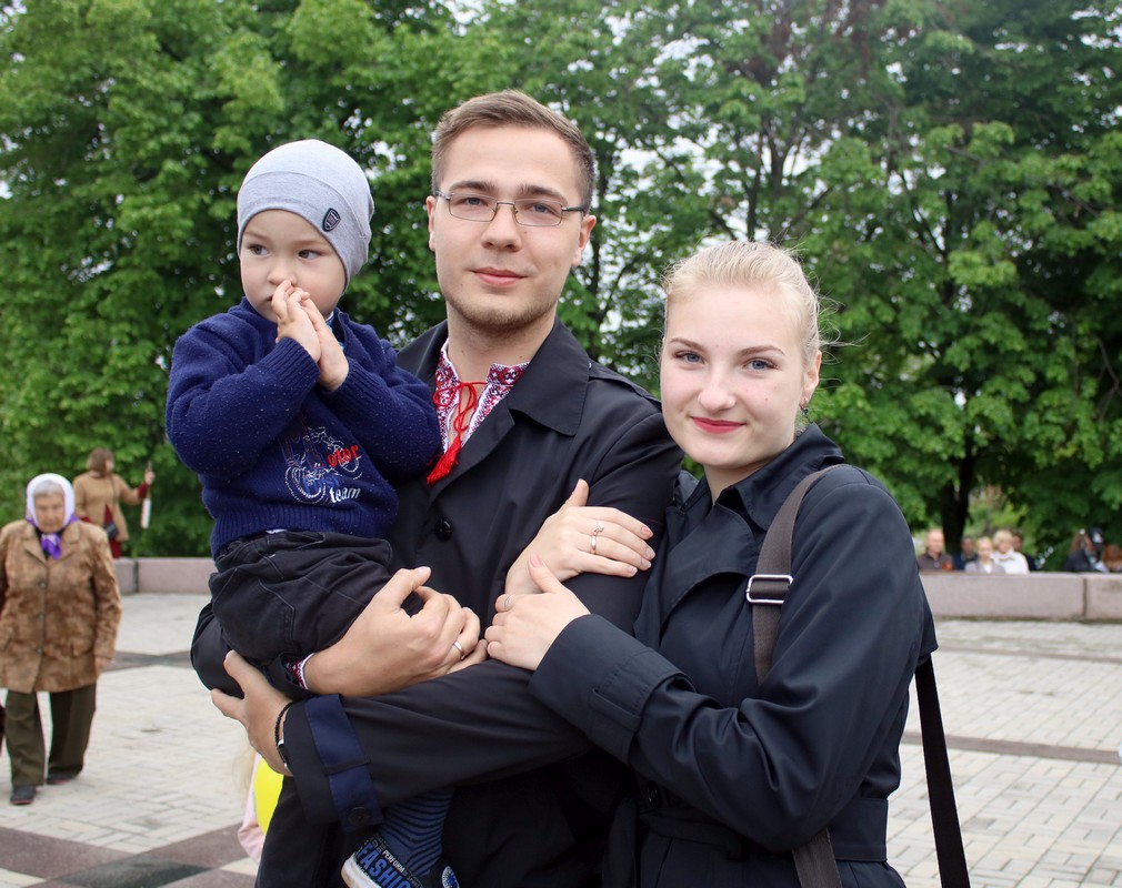 Филипп Марущак вместе с семьей 