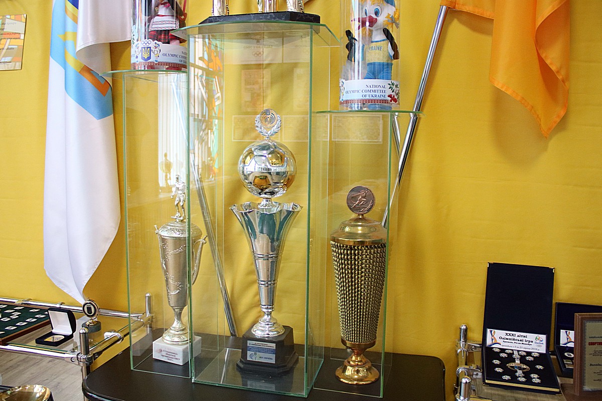 В Никополе на СК " Электрометаллург" открыли музей спорта