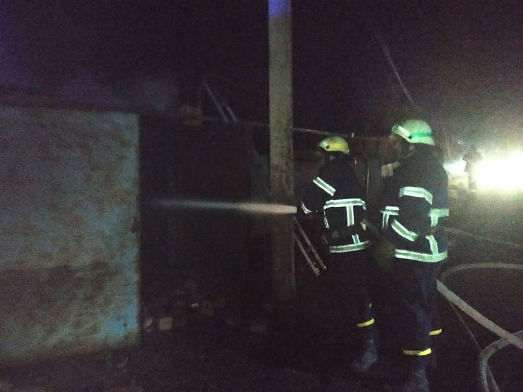 В Марганце во время пожара пострадал 35-летний мужчина