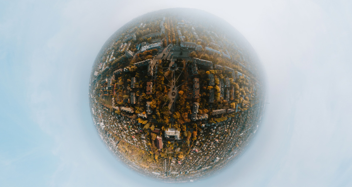 Как выглядят Никополь с высоты в формате 360°