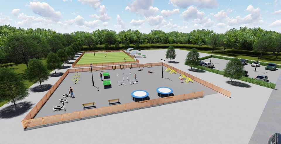Так будет выглядеть парк в Томаковке