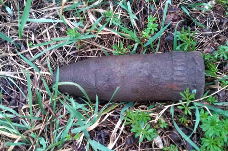 В селе возле Никополя мужчина нашел боеприпас во время прогулки 