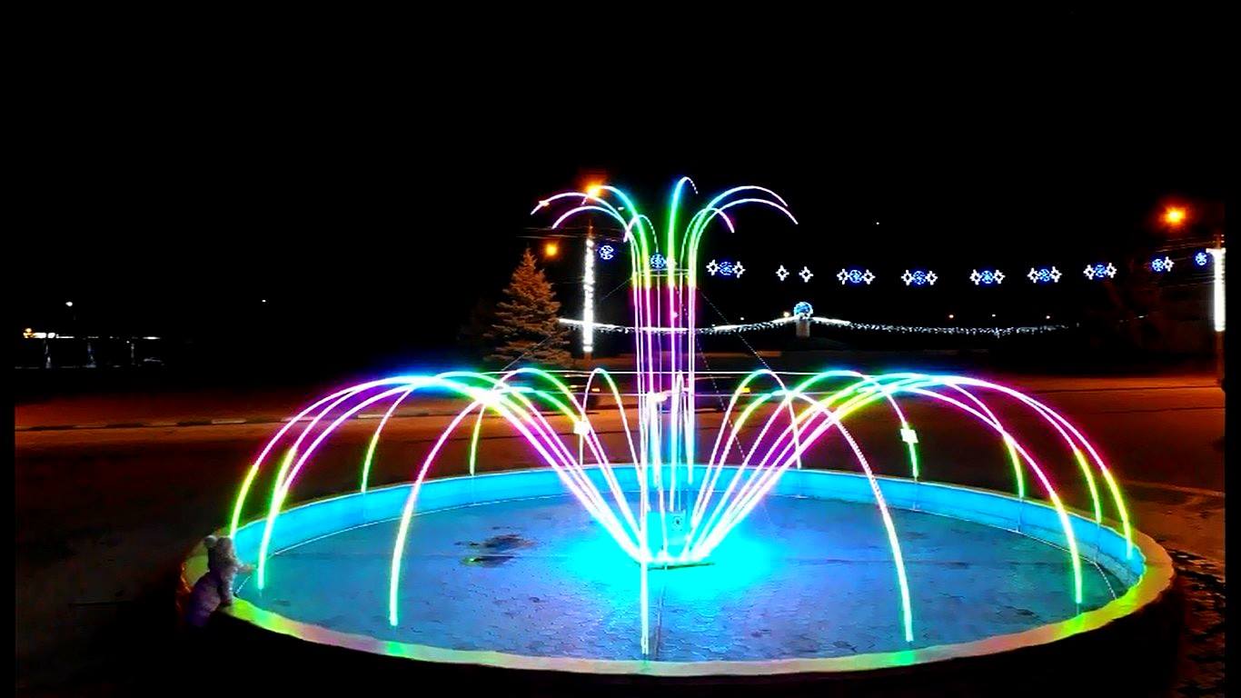 В Никополе демонтируют световые фонтаны