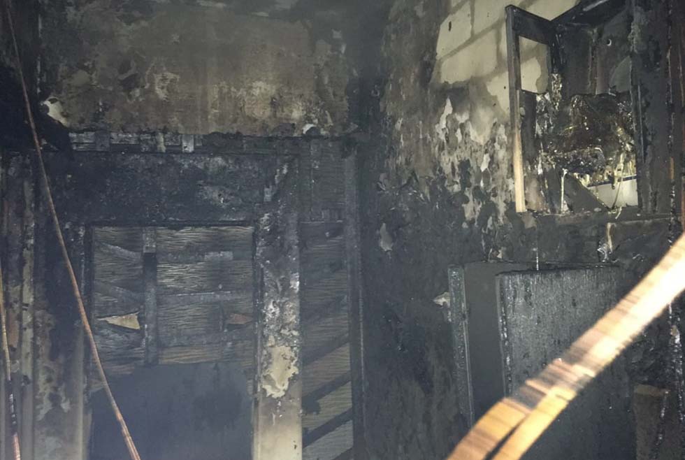 В Марганце в жилом доме случился пожар 