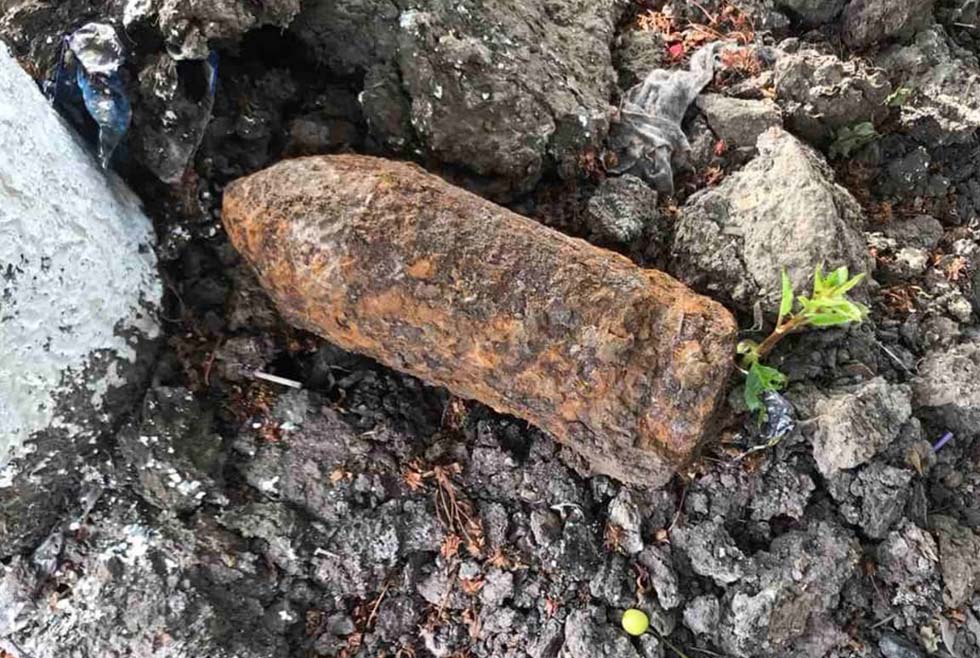 В Никополе на территории частного дома нашли устаревший боеприпас