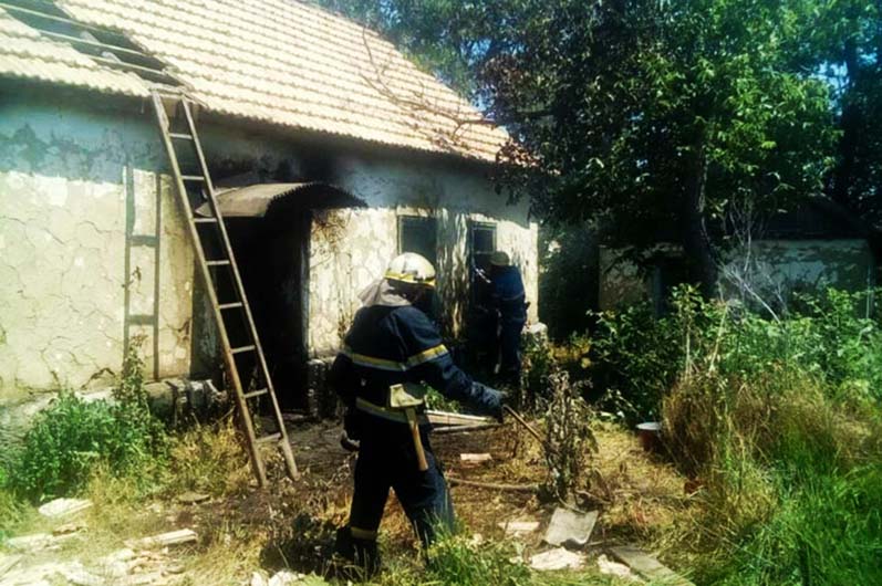 В Апостоловском районе во время пожара сгорел 43-летний мужчина 