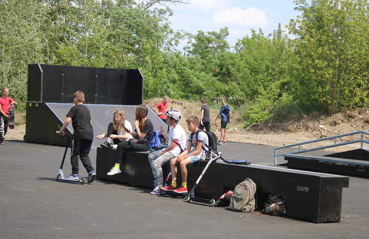 В Никополе появился скейт-парк для экстремалов