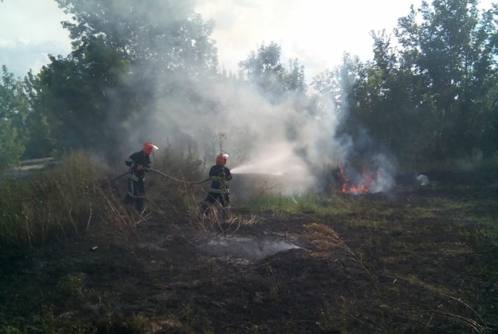 В Днепропетровской области горит экосистема 
