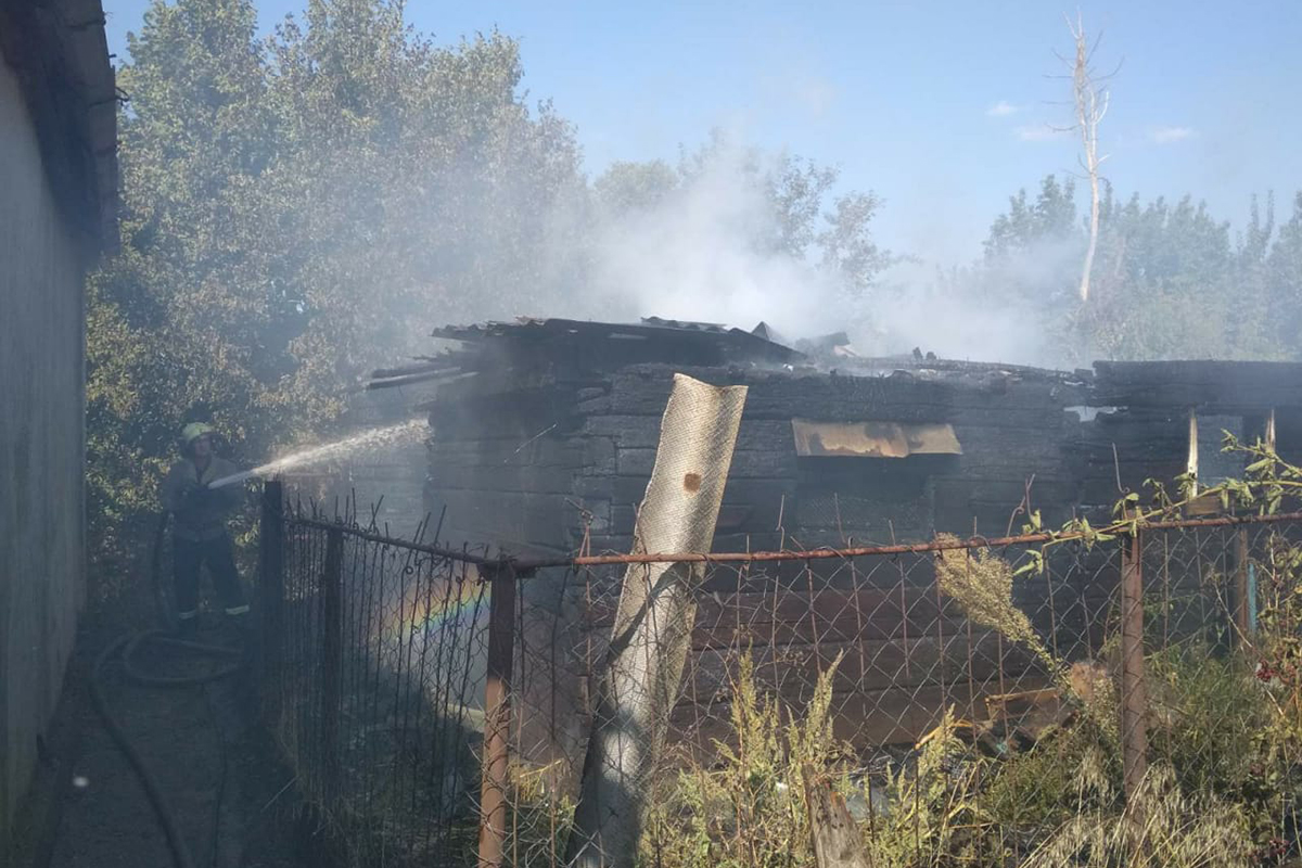 В Марганце во время пожара сгорели 25 цыплят