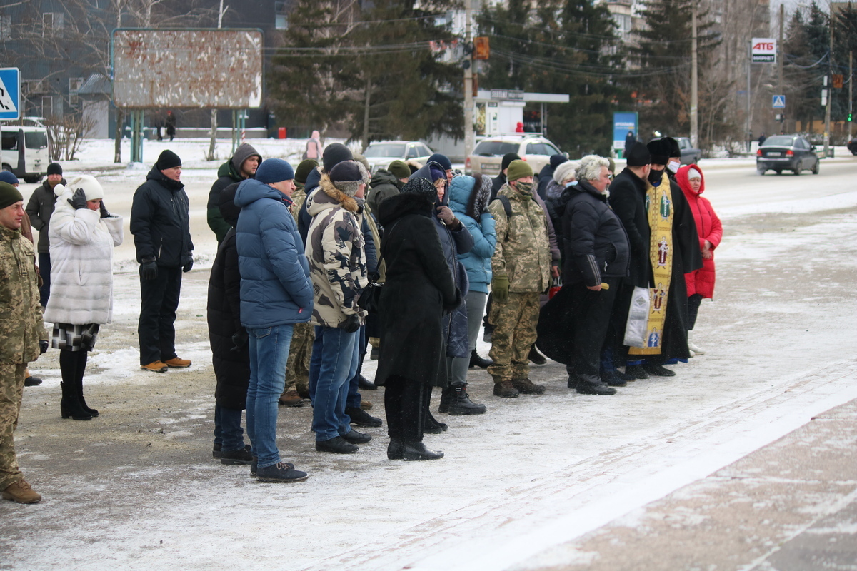Митинг по случаю Дня памяти погибших в Дебальцево 