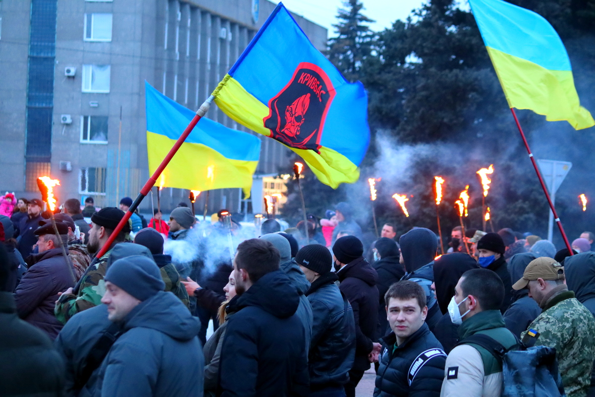 Никополь отметил День украинского добровольца