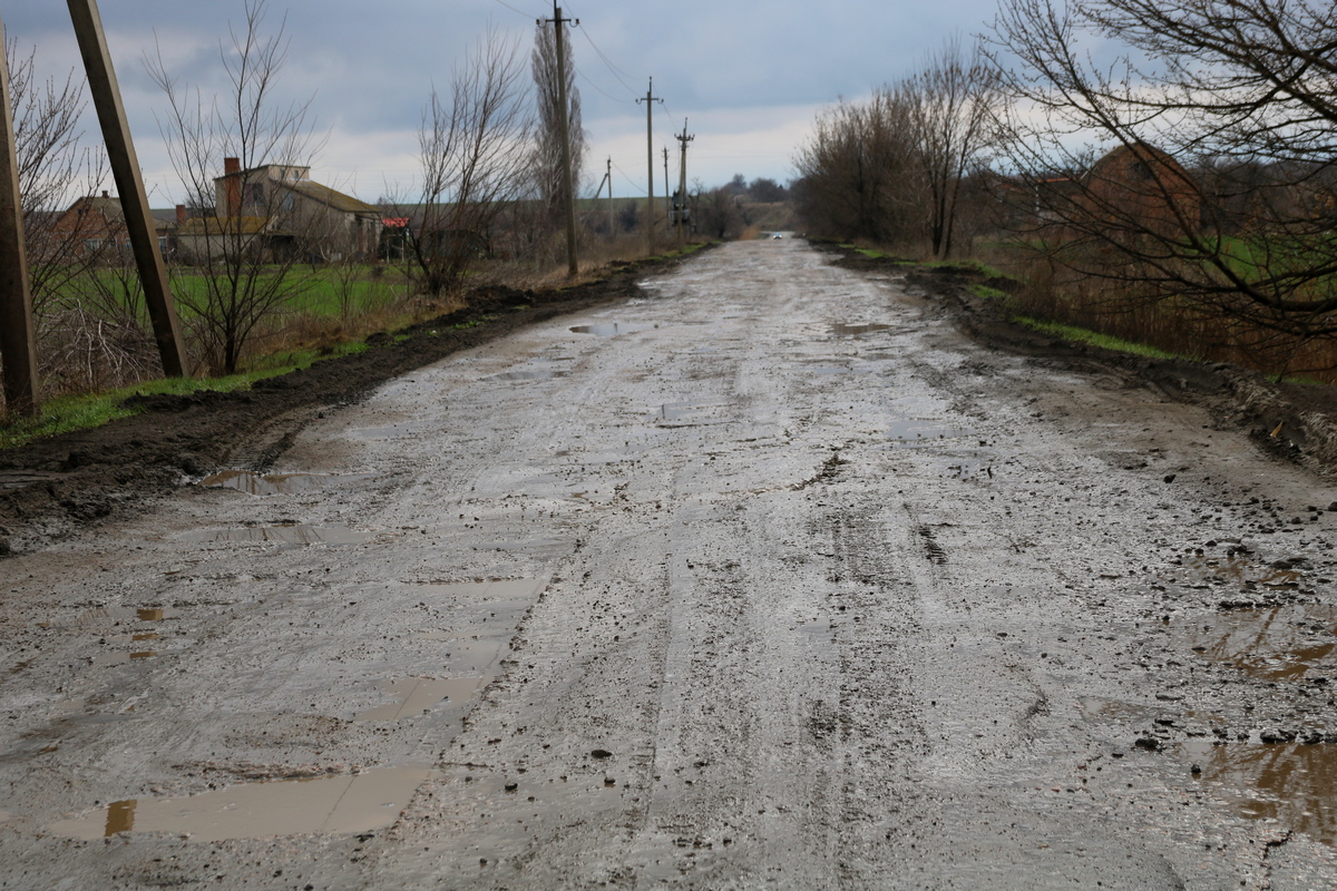 Объездная дорога через село Старозаводское