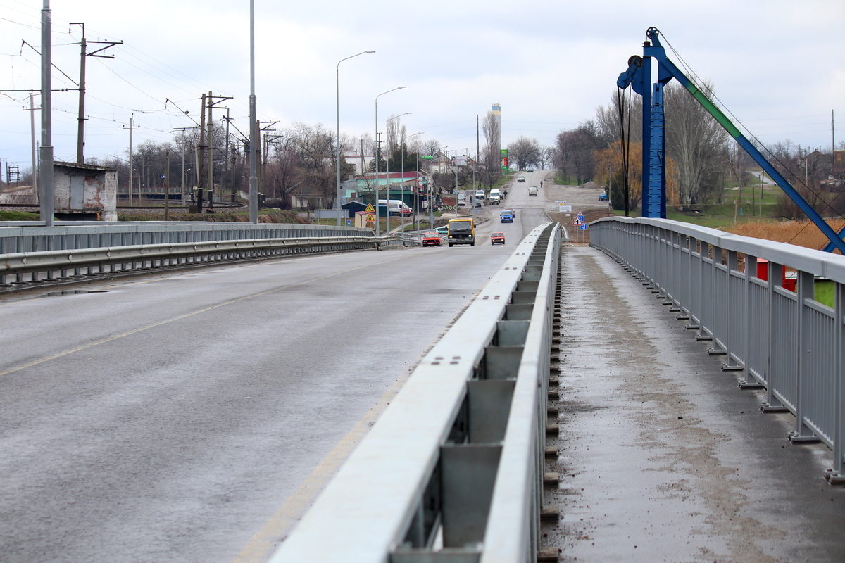 Мост через реку Чертомлык для транспорта открыли три месяца назад
