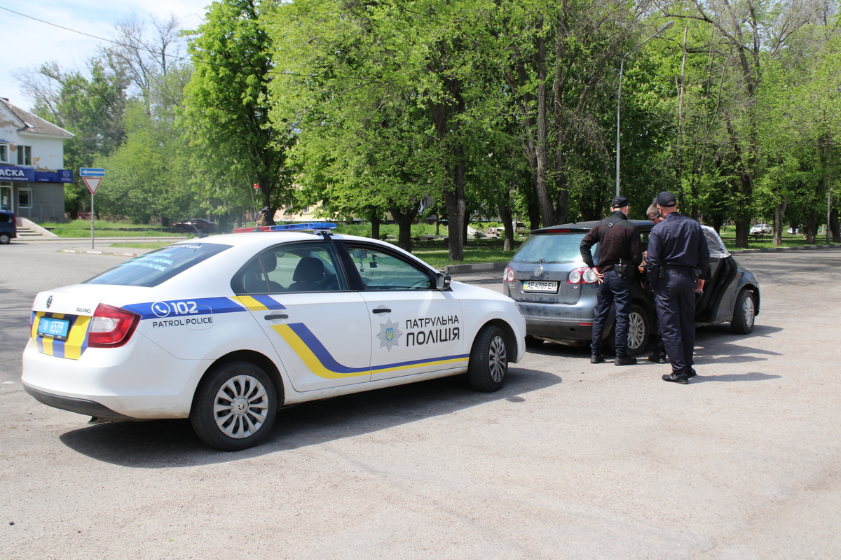 На дорогах Никополя начались полицейские рейды