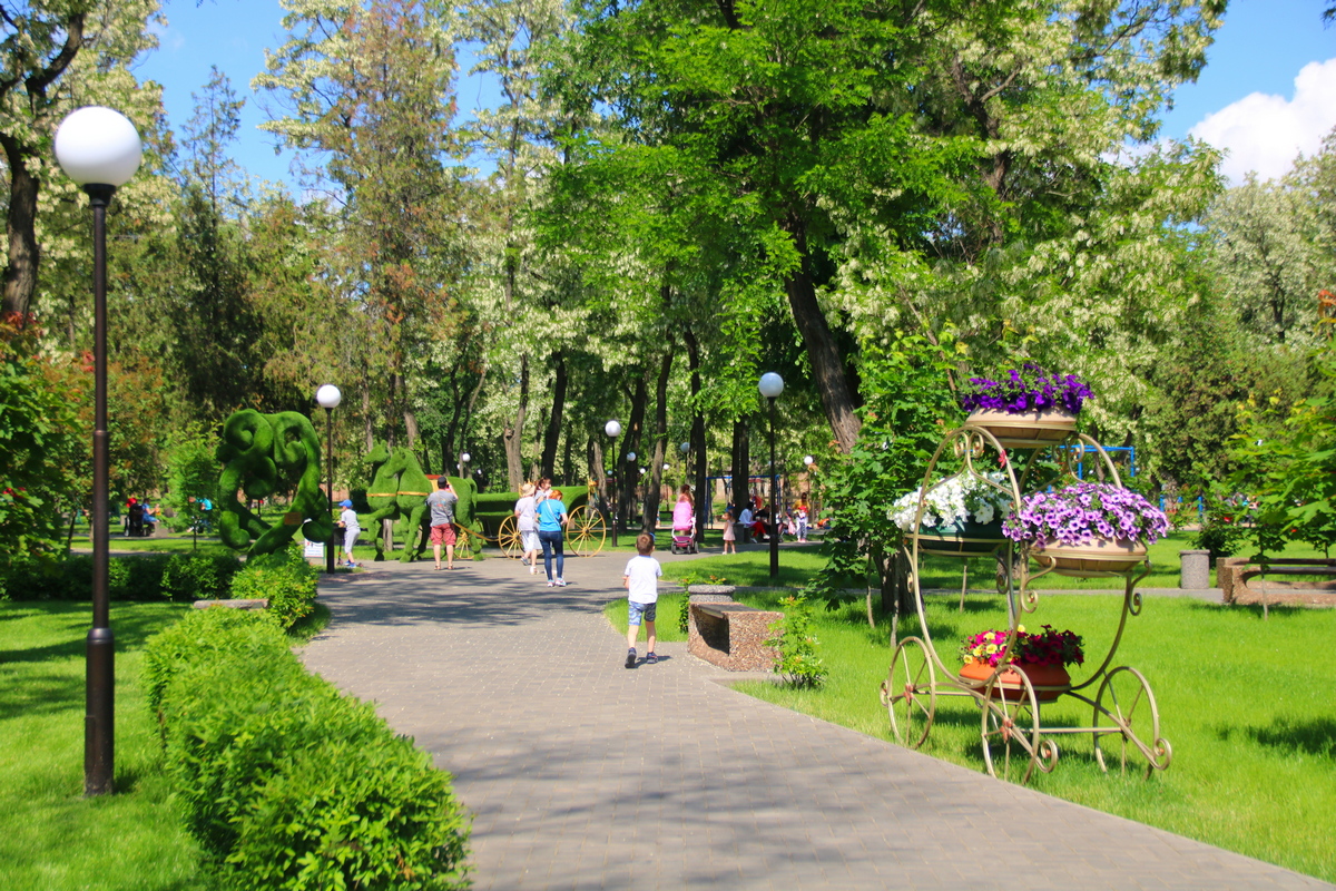 Парк имени Бориса Мозолевского в Покрове 