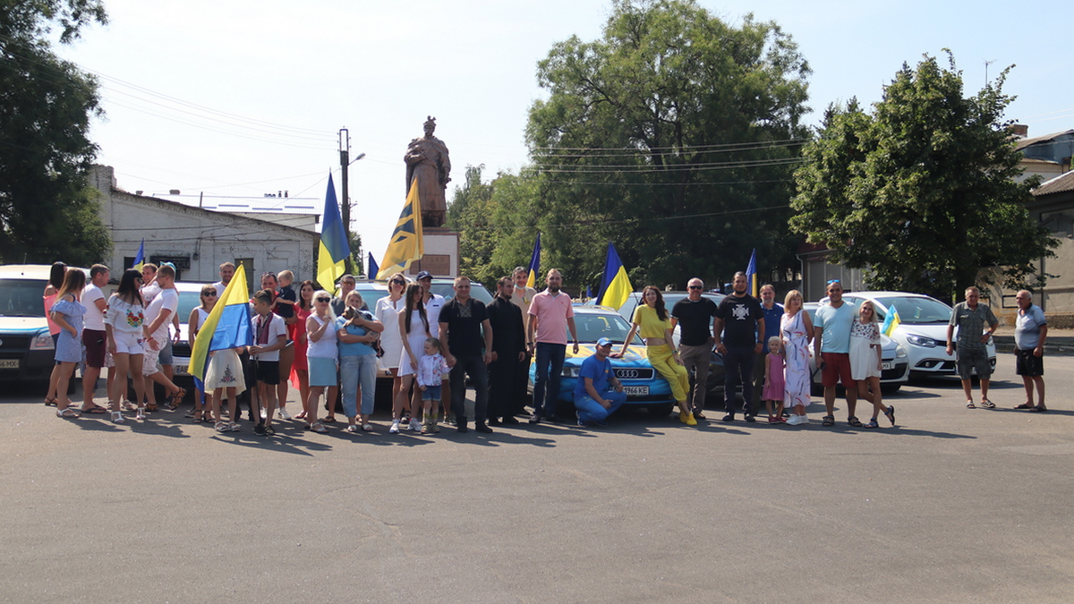 Участники автопробега к 30-летию Независимости Украины 