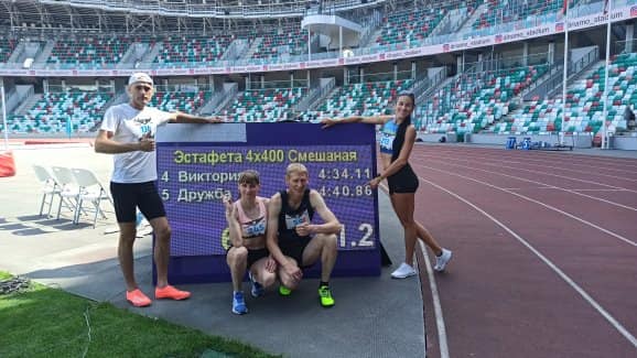 На соревнованиях по легкой атлетике в Минске