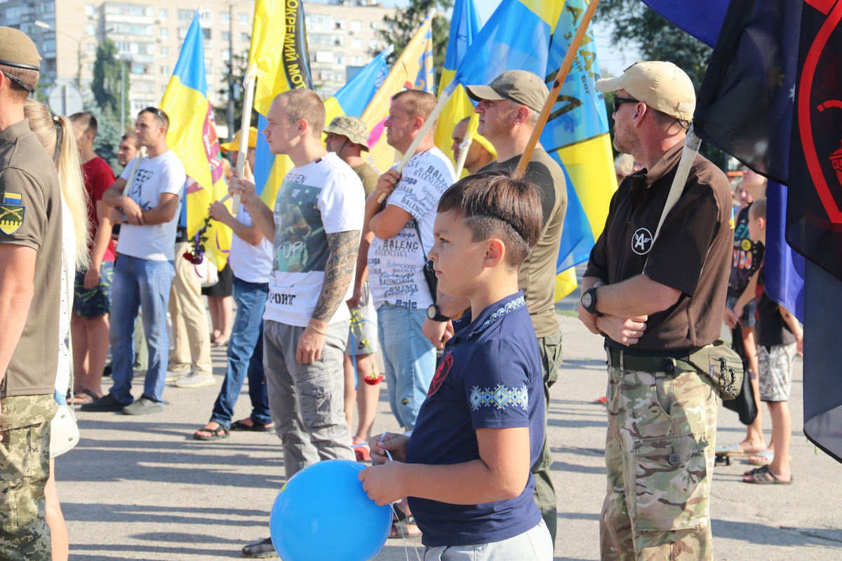 29 августа в Никополе отметили День памяти защитников Украины