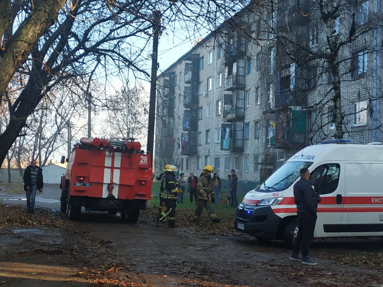 Пожар в общежитии на улице Некрасова 