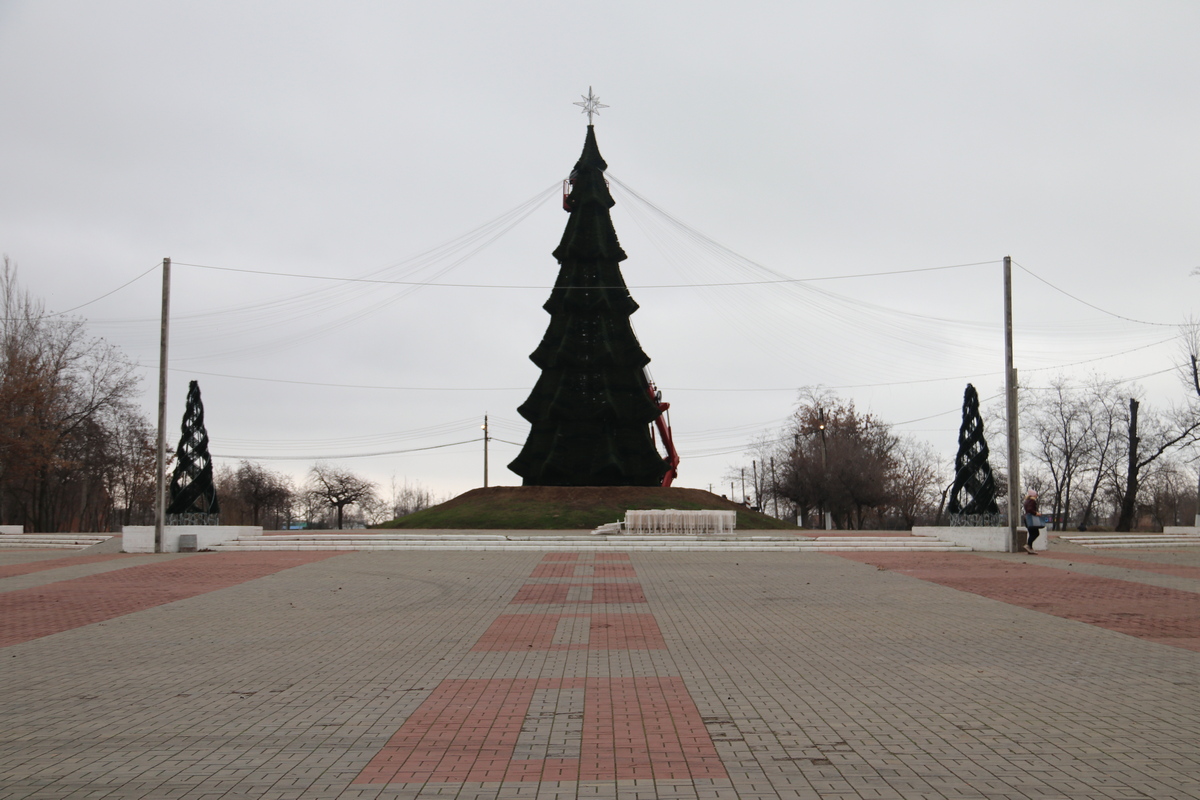 Главная елка Никополя 