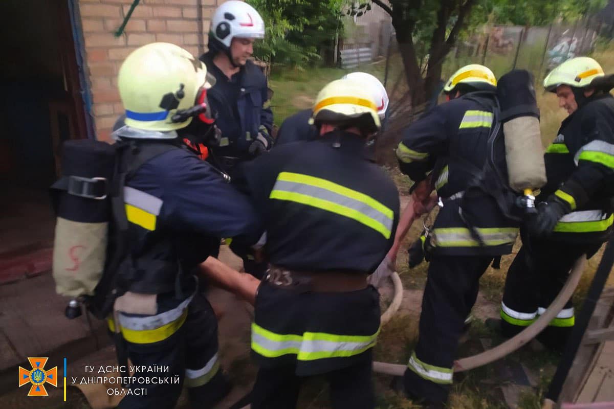 В Марганці під час пожежі врятували 70-літнього пенсіонера 