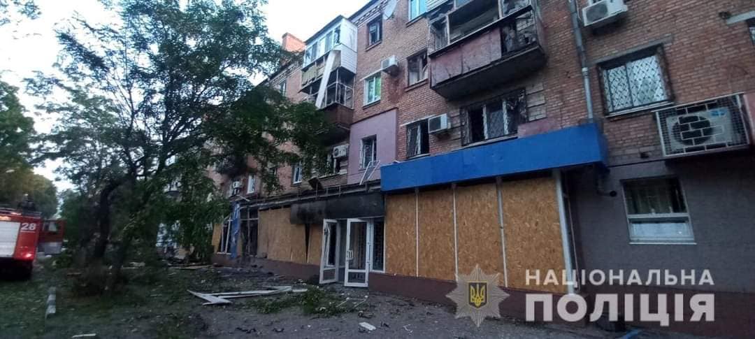 Російські військові обстріляли Нікополь зі сторони села Водяне