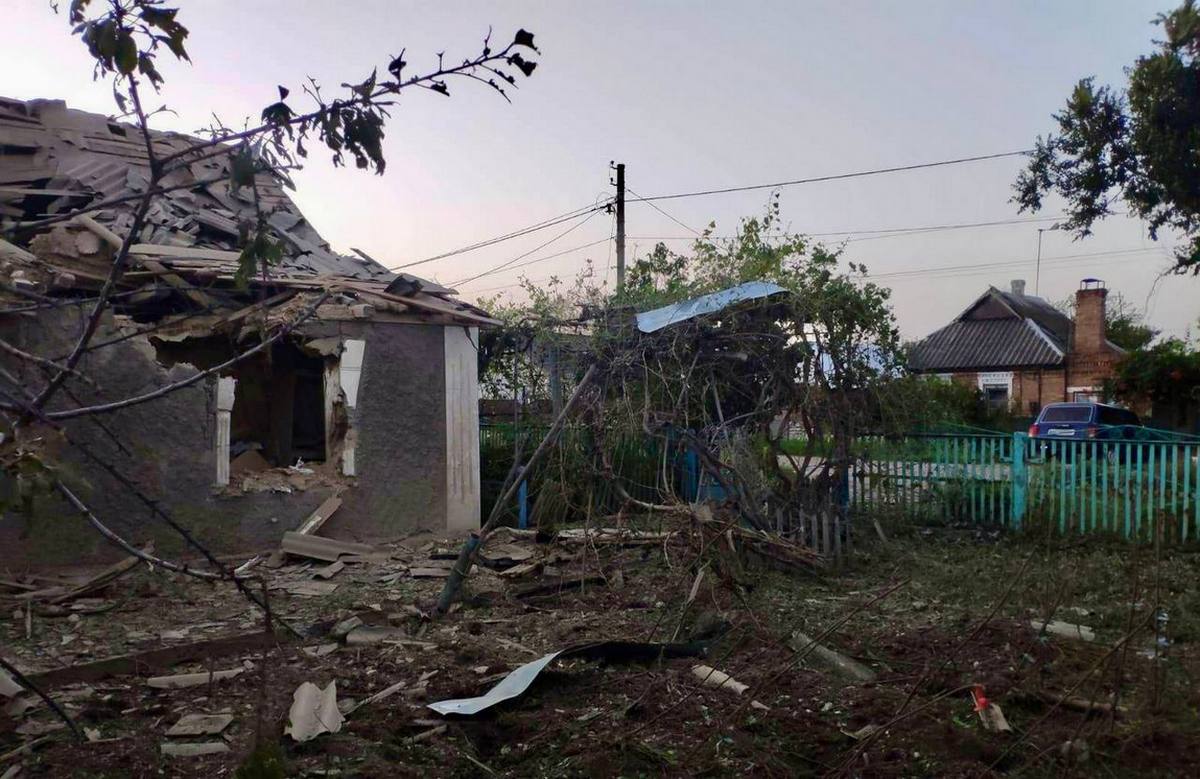 В Марганці зруйновано два житлових будинки