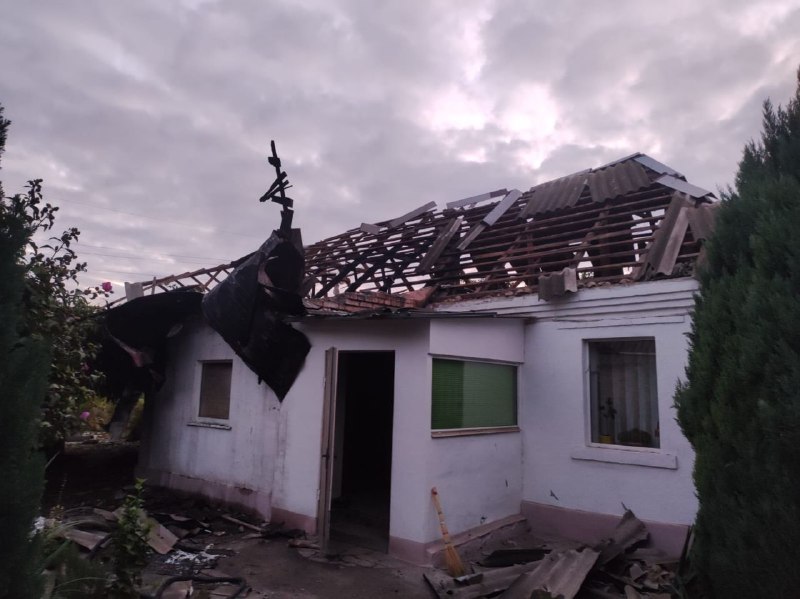 20 houses, farm buildings and cars were damaged in Nikopol
