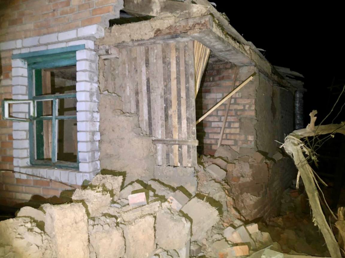 В Нікополі пошкоджено п'ять житлових будинків