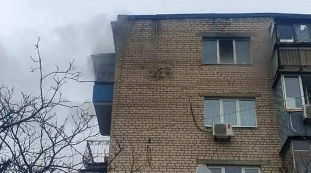 Two cats were rescued from a fire in the Dnipro region