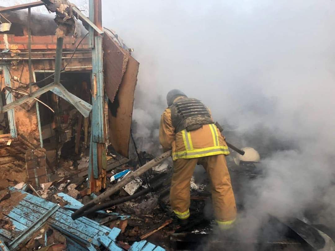 В Нікополі пошкоджено чотири приватних будинки