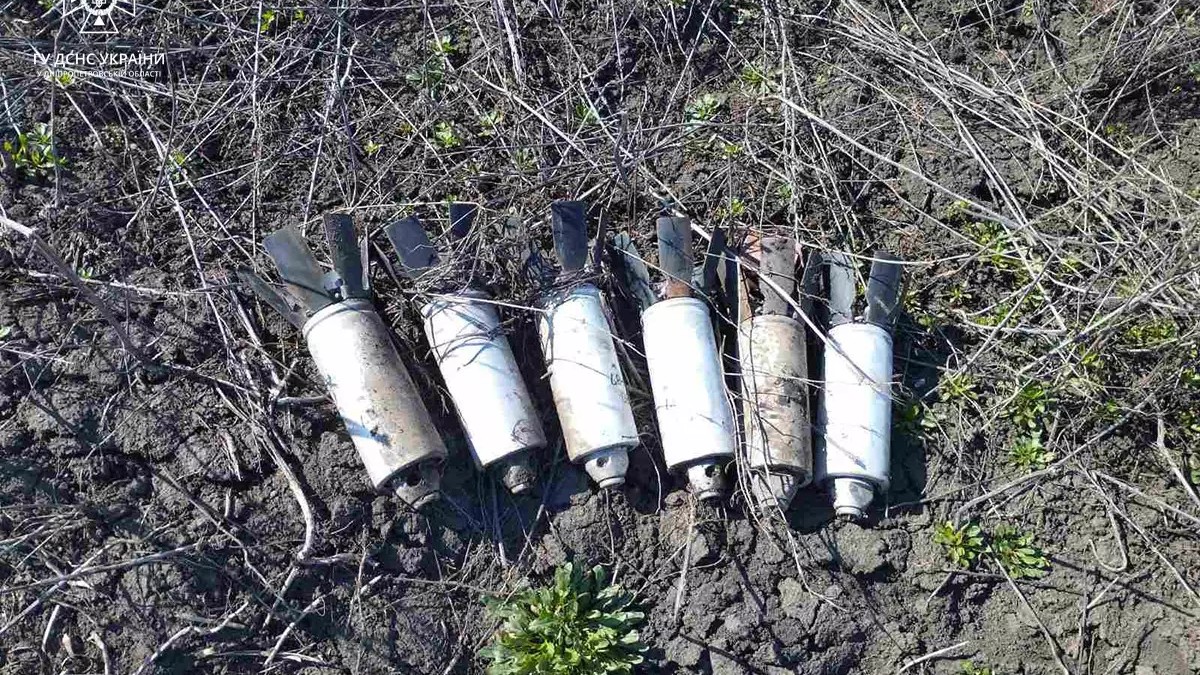 На Дніпропетровщині піротехніки за день знешкодили 10 ворожих снарядів