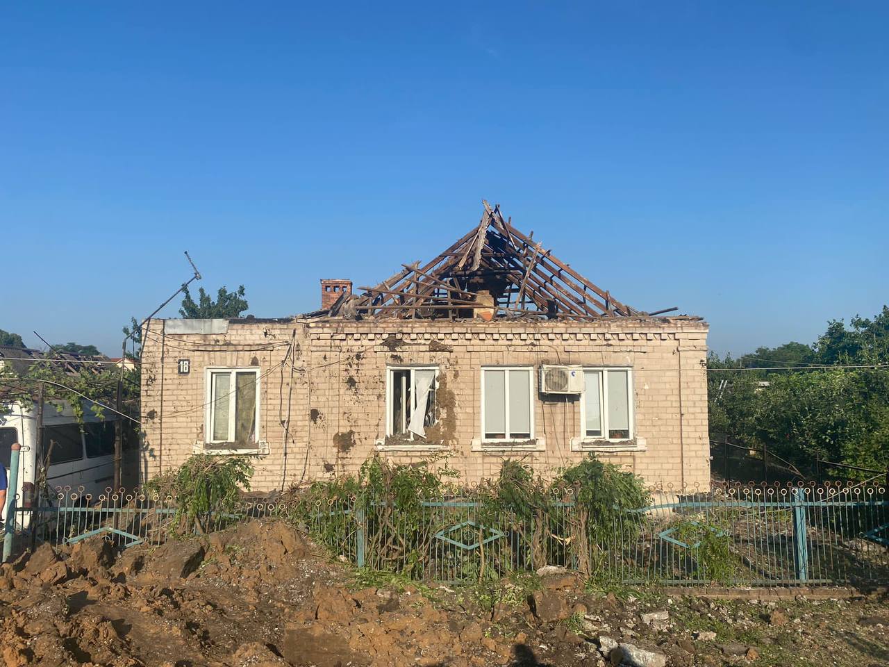 Пошкоджено 10 приватних житлових будинків 