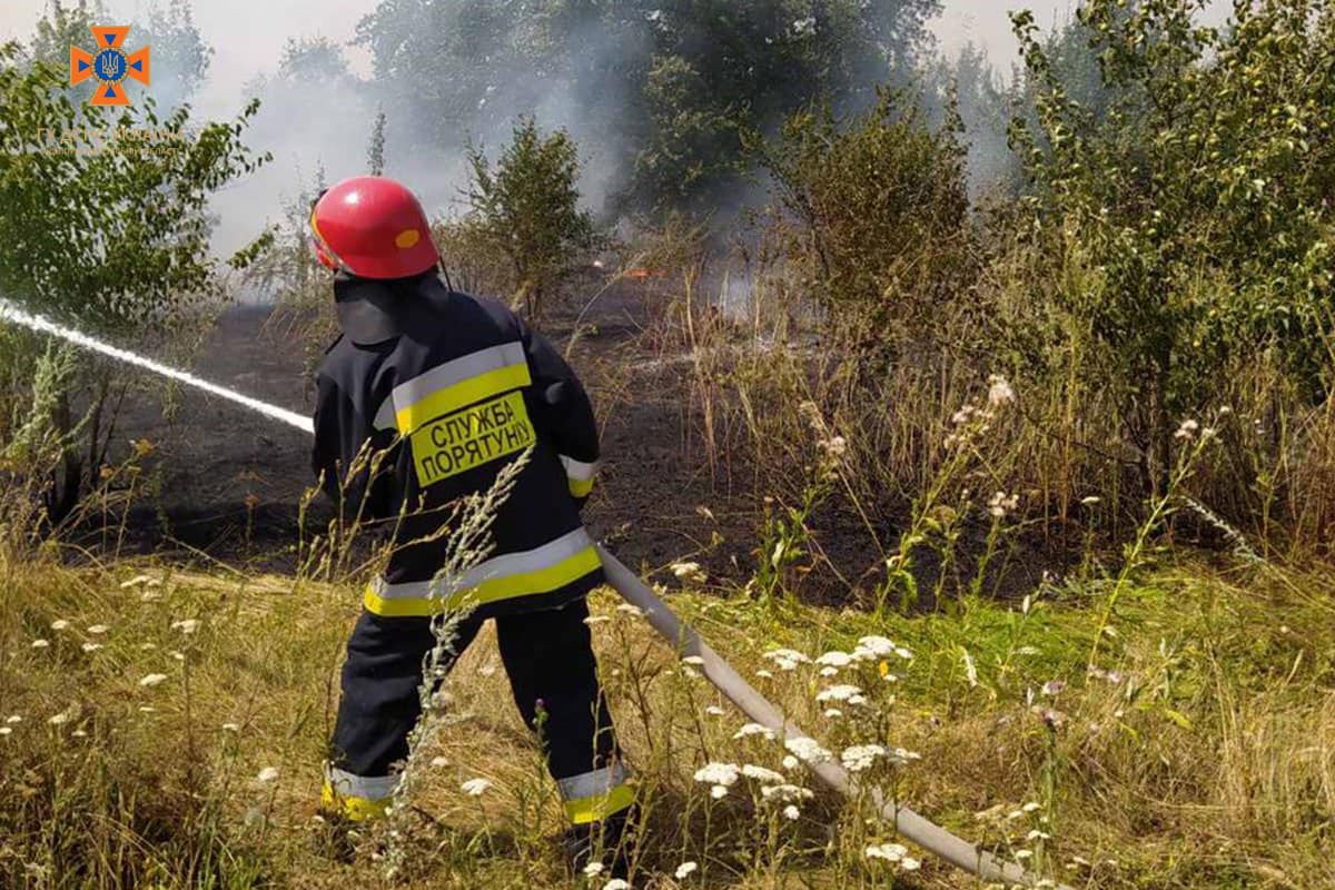 Загальна площа займань склала понад 58 гектарів