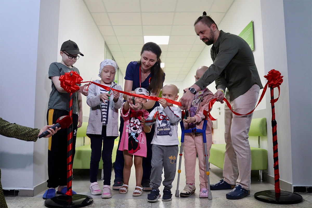 У Клініці дитячої онкології та ТКМ у Львові відкрили новий медцентр