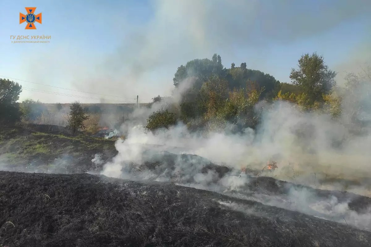 Вогнеборці ліквідували 51 займань сухої рослинності