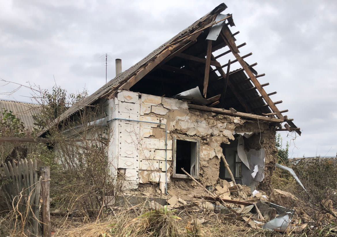 В одному з сіл Марганецької громади руйнувань зазнала агрофірма