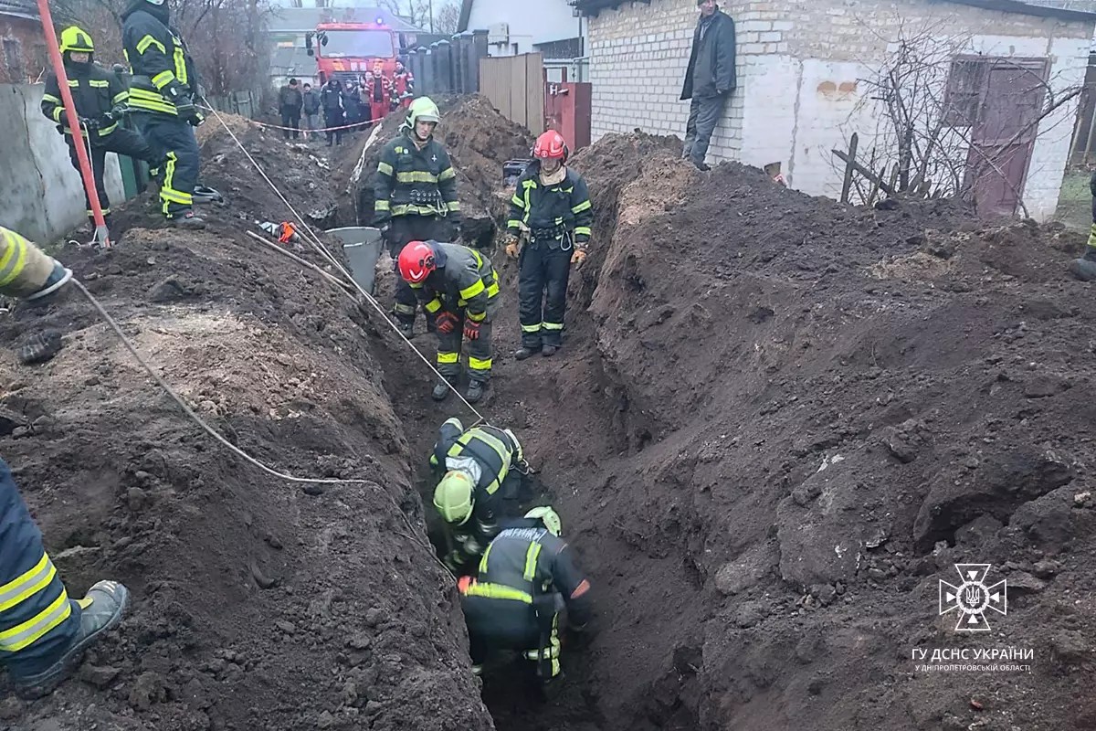 Стався зсув ґрунту у Павлограді