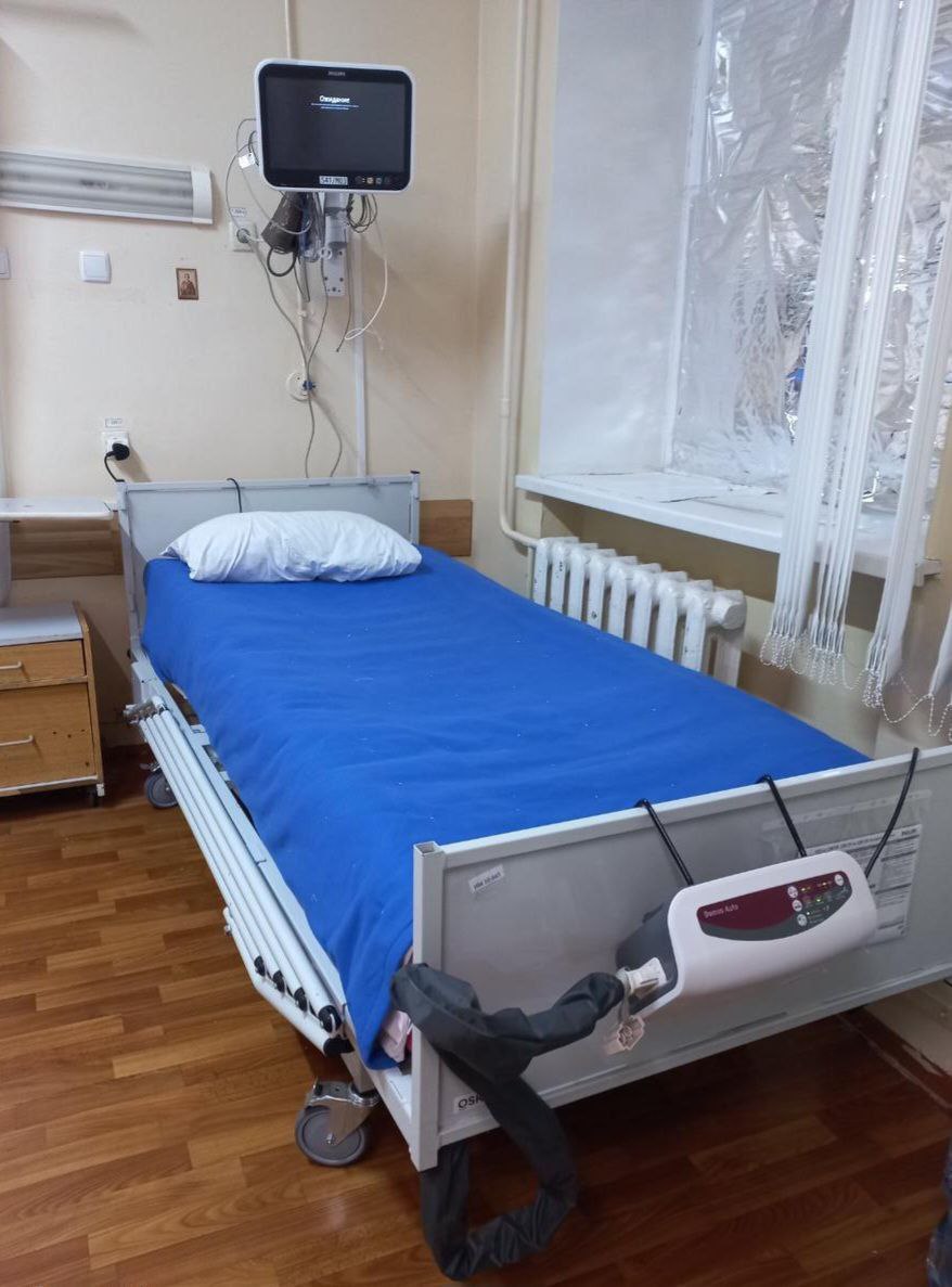 У лікарню Нікополя для поранених передали багатофункціональні ліжка