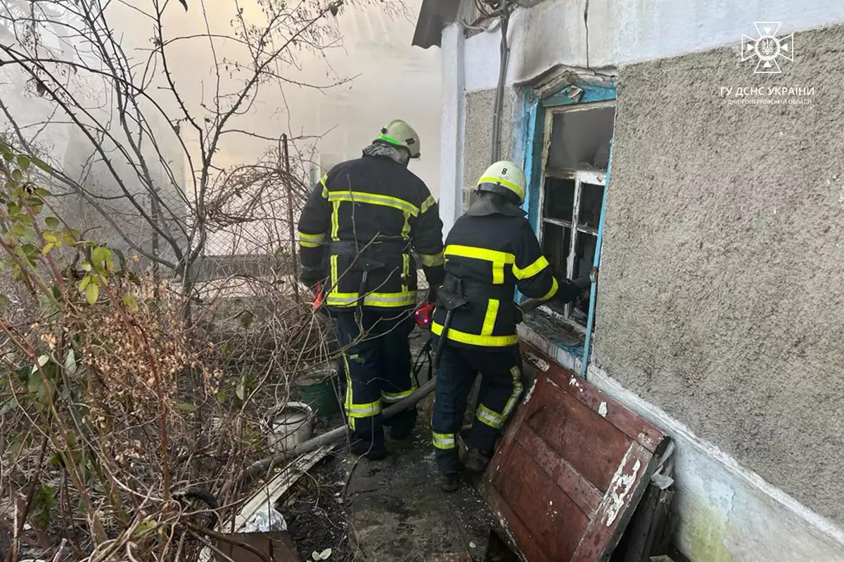 На Дніпропетровщині під час ліквідації пожежі виявили тіло загиблого чоловіка