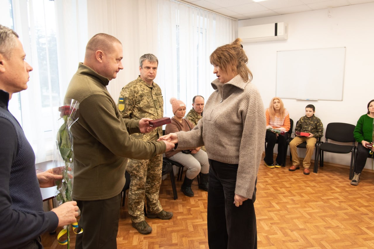 Відзнаки бійців отримали їхні рідні